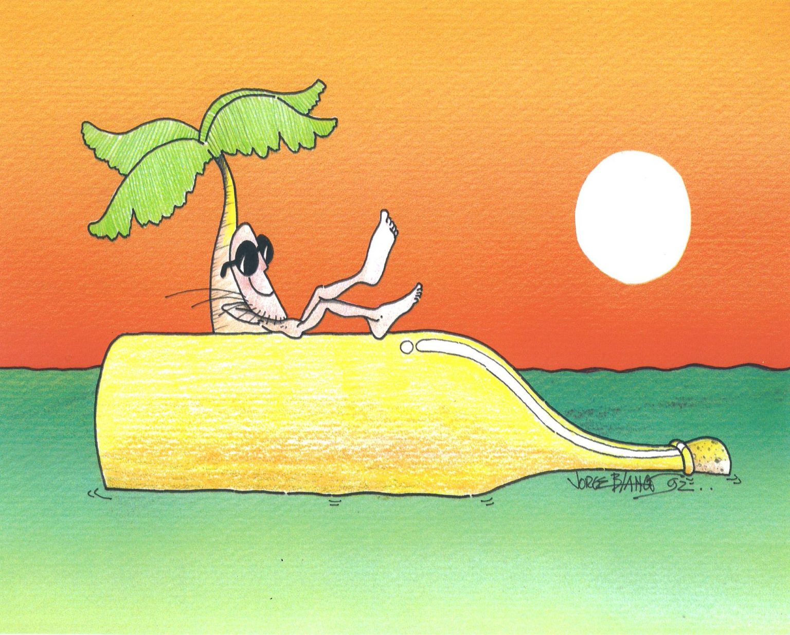 Castaway Series print by Jorge Blanco