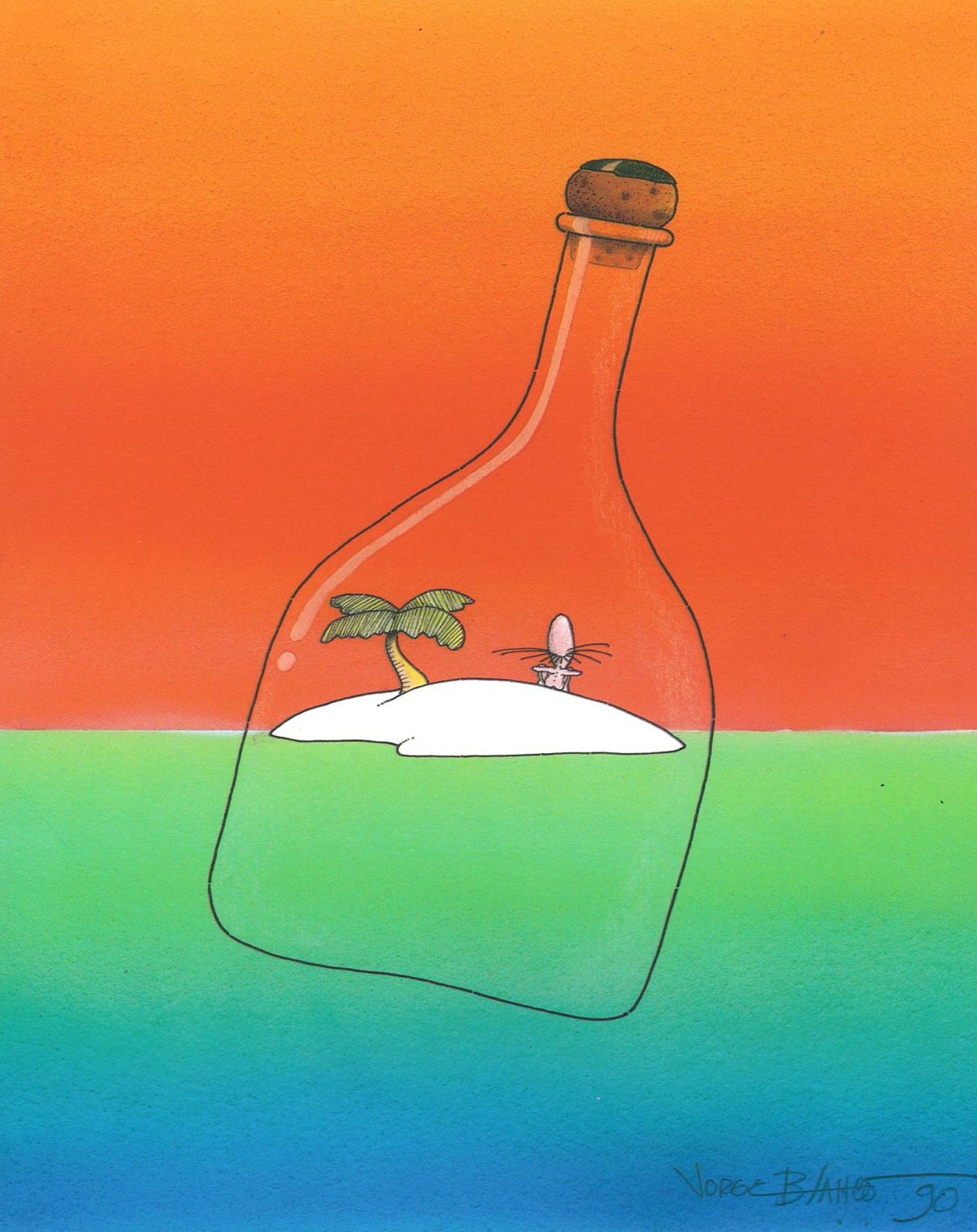Castaway Series print by Jorge Blanco