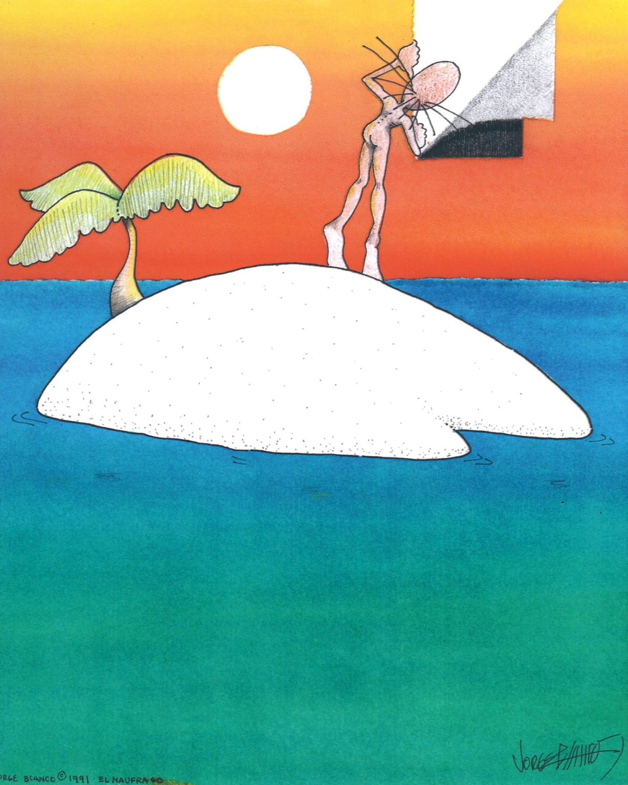 Castaway Series print by Jorge Blanco