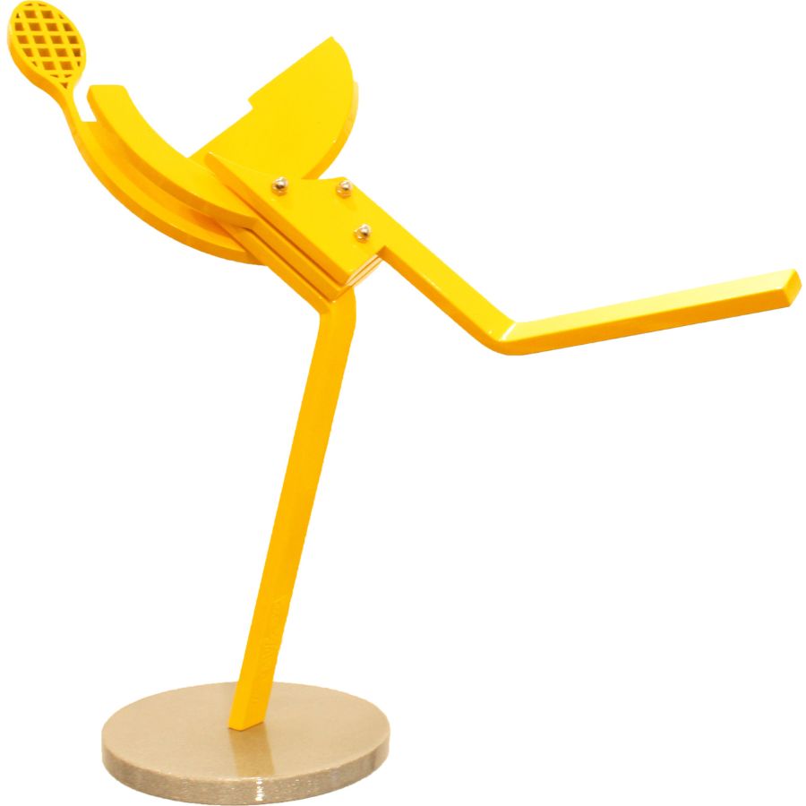 Tennis Player, Yellow by Jorge Blanco