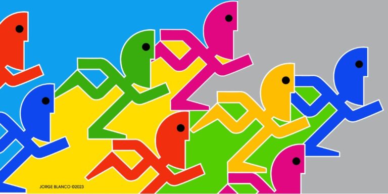 Running Wild, graphic by Jorge Blanco, 2023