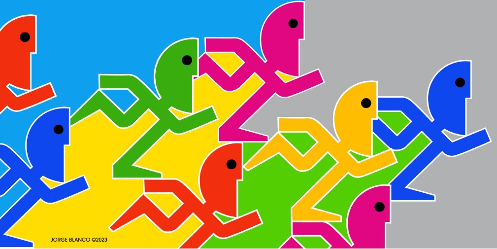 Running Wild, graphic by Jorge Blanco, 2023